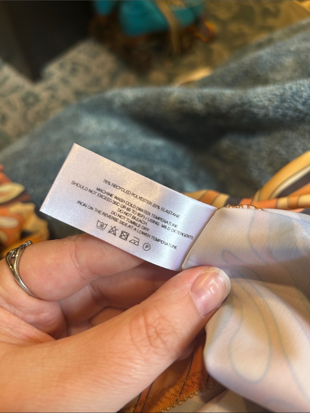 Retro Orange butterfly Maxi Dress - Picture 4 of 5